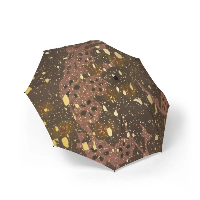 Artistic ink-splashing folding umbrella