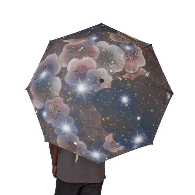 Starry Flower Shadow Folding Umbrella - Image 2