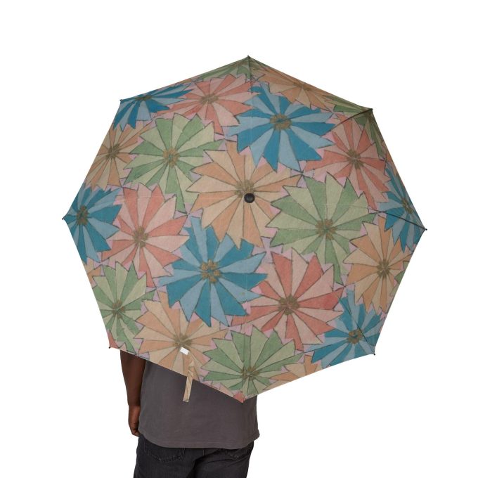 Japanese style colorful umbrella for sunny and rainy days - Image 5
