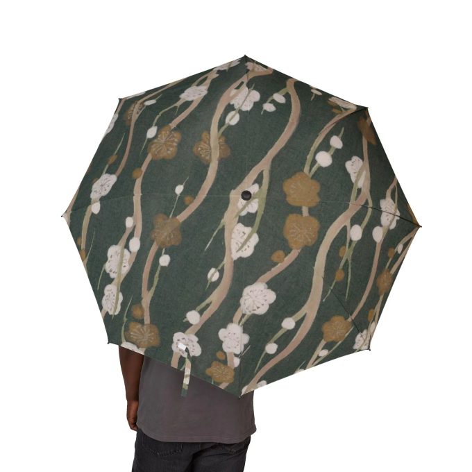 Japanese style plum branch folding umbrella - Image 3